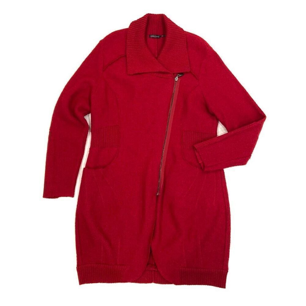 STELLA CARACASI Talk of the Town Boiled Wool
Jacket in Pomodoro - Picture 11 of 11